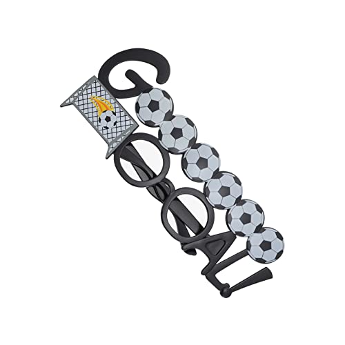 JUMPLAWN Fußball Partybrille Kreative Fußballbrille Ballform für Partys Sportevents Fotorequisiten Hochwertiges Kunststoffmaterial Lustiges Design für Erwachsene JUMPLAWN Fußball Partybrille Kreative Fußballbrille Ballform für Partys Sportevents Fotorequisiten Hochwertiges Kunststoffmaterial Lustiges Design für Erwachsene von JUMPLAWN