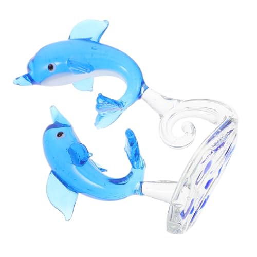 JUMPLAWN Glas Delphin Dekoration Kreatives Wohnaccessoire Aus Hochwertigem Glas Leicht Und Kompakt Für Schreibtisch Oder Zuhause Pflegeleicht Und Einzigartig Gestaltet Für Ozeanliebhaber JUMPLAWN Glas Delphin Dekoration Kreatives Wohnaccessoire Aus Hochwertigem Glas Leicht Und Kompakt Für Schreibtisch Oder Zuhause Pflegeleicht Und Einzigartig Gestaltet Für Ozeanliebhaber von JUMPLAWN