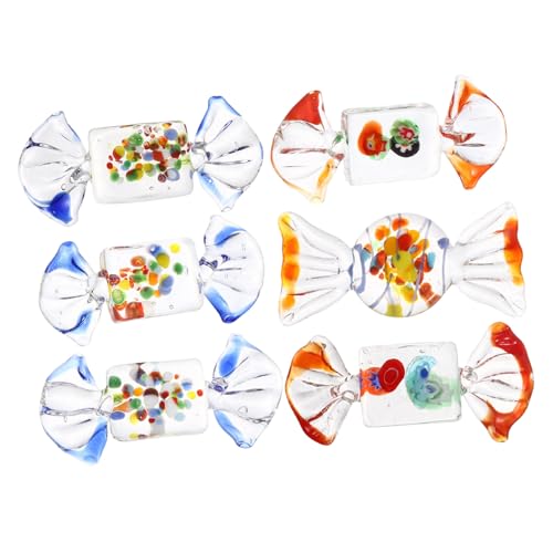 JUMPLAWN Glas-bonbon-Ornamente 6er-Set Japanisches Lebensechte Bonbon-Verzierungen Zur Dekoration JUMPLAWN Glas-bonbon-Ornamente 6er-Set Japanisches Lebensechte Bonbon-Verzierungen Zur Dekoration von JUMPLAWN