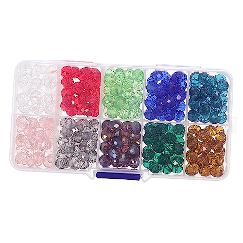 JUMPLAWN Glasperlen für DIY Schmuck Transparente Kristallperlen für Bastelprojekte und Kreative Schmuckherstellung Praktische Aufbewahrung und Einfache JUMPLAWN Glasperlen für DIY Schmuck Transparente Kristallperlen für Bastelprojekte und Kreative Schmuckherstellung Praktische Aufbewahrung und Einfache von JUMPLAWN