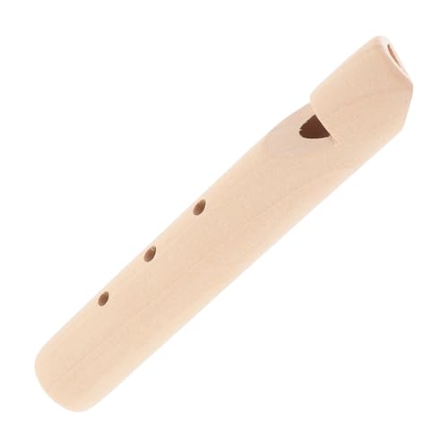 JUMPLAWN Holzflöte Für DIY Bemalbare Pfeife Aus Unlackiertem Holz Musikinstrument Für Kreative Spielstunden Kinderspielzeug Für Kleine Musiker von JUMPLAWN