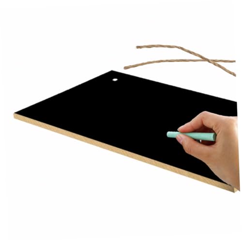 JUMPLAWN Kreatives Hängendes Holzbrett mit Juteseil Leichte DIY Wandtafel als Willkommensschild und Heimdekoration Vielseitig für Wand Tür Möbel Langlebiges Holzbrett zum Basteln und von JUMPLAWN