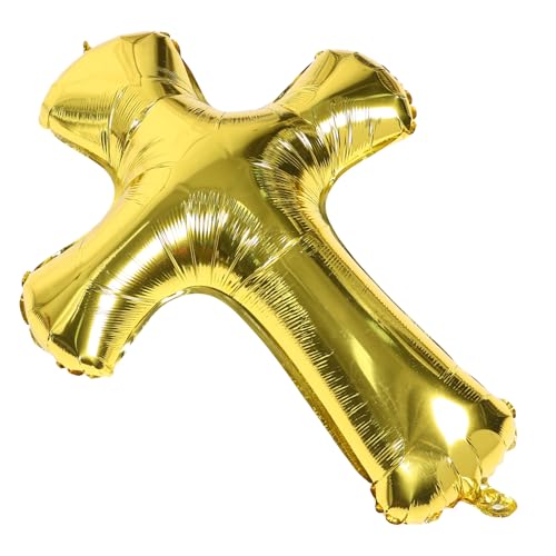 JUMPLAWN Goldfolie Kreuz Ballons Taufe Für Baby-dekorationen JUMPLAWN Goldfolie Kreuz Ballons Taufe Für Baby-dekorationen von JUMPLAWN