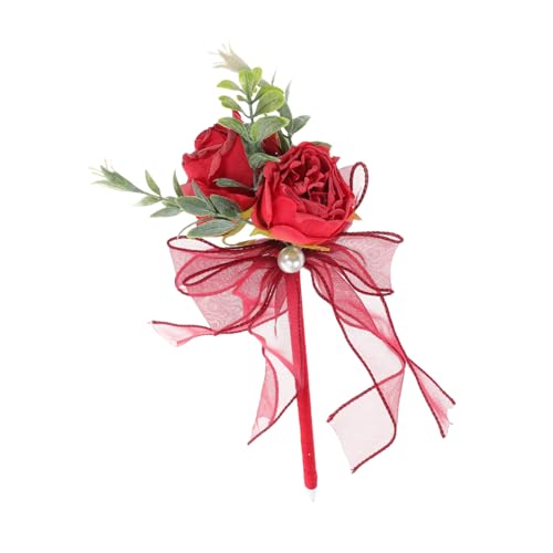 JUMPLAWN Kugelschreiber mit Rosenimitat dekorative Stifte Blumenstifte Masse Künstliche Rosen-Schreibstifte Valentinstag-Blumenstifte Blumenkugelschreiber Plastik rot JUMPLAWN Kugelschreiber mit Rosenimitat dekorative Stifte Blumenstifte Masse Künstliche Rosen-Schreibstifte Valentinstag-Blumenstifte Blumenkugelschreiber Plastik rot von JUMPLAWN