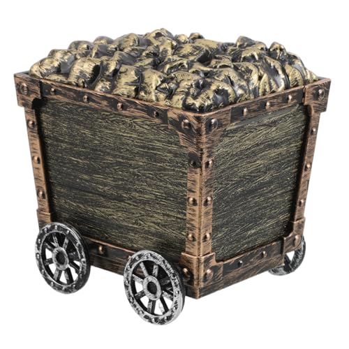 JUMPLAWN Mineralautospielzeug für Geschenkidee Bergbau kreatives Kinderzimmer Dekoration Mini-Schatztruhe Schatzkiste Plastik JUMPLAWN Mineralautospielzeug für Geschenkidee Bergbau kreatives Kinderzimmer Dekoration Mini-Schatztruhe Schatzkiste Plastik von JUMPLAWN