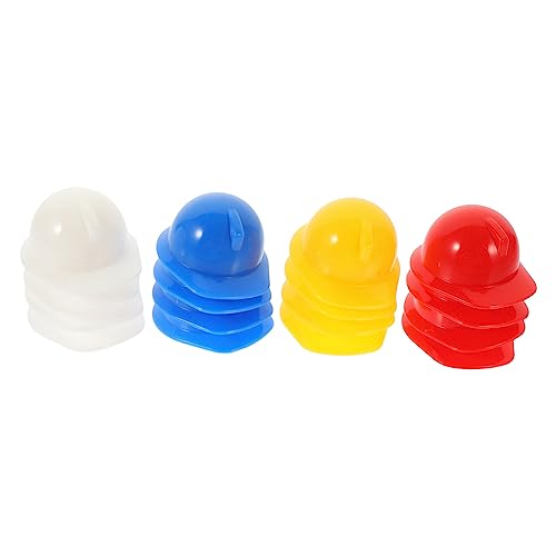 JUMPLAWN Miniatur-BAU-Hut 40 Stück Kunststoff-sicherheitshelme Pet Decor Party Zubehör JUMPLAWN Miniatur-BAU-Hut 40 Stück Kunststoff-sicherheitshelme Pet Decor Party Zubehör von JUMPLAWN