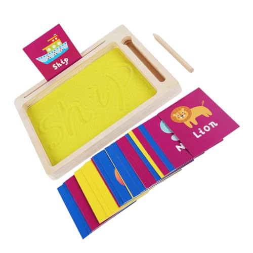 JUMPLAWN Montessori Sandtray und Zeichenbrett für Frühkindliche Erziehung Fördert Buchstabenbildung und Schreiben im Klassenzimmer für Kreative und Motorische Fähigkeiten JUMPLAWN Montessori Sandtray und Zeichenbrett für Frühkindliche Erziehung Fördert Buchstabenbildung und Schreiben im Klassenzimmer für Kreative und Motorische Fähigkeiten von JUMPLAWN