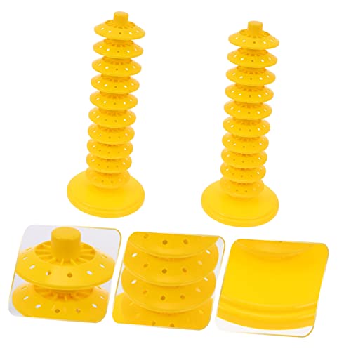 JUMPLAWN Multi Layer Verstellbarer Lutscherhalter aus Langlebigem PP Teiliges mit Schichtigen Ständern in Gelb und Blau für Geburtstagsfeiern Hochzeiten und Dessertdekorationen JUMPLAWN Multi Layer Verstellbarer Lutscherhalter aus Langlebigem PP Teiliges mit Schichtigen Ständern in Gelb und Blau für Geburtstagsfeiern Hochzeiten und Dessertdekorationen von JUMPLAWN