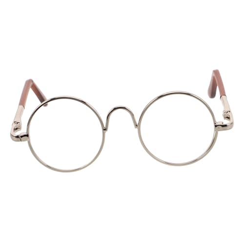 JUMPLAWN Niedliche Puppenbrille Runde Brillen für Puppen Perfektes Zubehör für Puppenhausdekoration und Kreative Fotografie Vielseitige Bastelaccessoires für Puppen Outfits JUMPLAWN Niedliche Puppenbrille Runde Brillen für Puppen Perfektes Zubehör für Puppenhausdekoration und Kreative Fotografie Vielseitige Bastelaccessoires für Puppen Outfits von JUMPLAWN