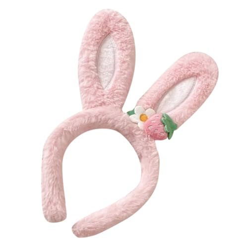 JUMPLAWN Niedlicher Hase Haarreif aus Plüsch mit Ohren Perfektes Kostümzubehör für Karneval Halloween und Fotoshootings für Frauen und Tier Mottopartys JUMPLAWN Niedlicher Hase Haarreif aus Plüsch mit Ohren Perfektes Kostümzubehör für Karneval Halloween und Fotoshootings für Frauen und Tier Mottopartys von JUMPLAWN