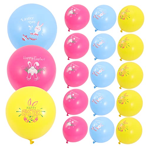 JUMPLAWN Osterballons Bunte Latexballons Mit Cartoon Motiven Dekoration Für Osterpartys Und Fotorequisiten JUMPLAWN Osterballons Bunte Latexballons Mit Cartoon Motiven Dekoration Für Osterpartys Und Fotorequisiten von JUMPLAWN