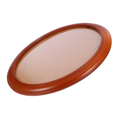 JUMPLAWN Ovaler Bilderrahmen aus Echtem Holz Vintage Wanddeko Robust und Bruchfest Eleganter Fotorahmen zum Aufhängen für Schlafzimmer und Wohnzimmer JUMPLAWN Ovaler Bilderrahmen aus Echtem Holz Vintage Wanddeko Robust und Bruchfest Eleganter Fotorahmen zum Aufhängen für Schlafzimmer und Wohnzimmer von JUMPLAWN
