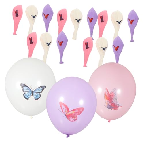 JUMPLAWN Schmetterling Luftballons Latex Geburtstagsballons Für Kinderparty Schmetterlingsthema Dekoration Partyballons Für Geburtstagsfeiern Und Festlichkeiten JUMPLAWN Schmetterling Luftballons Latex Geburtstagsballons Für Kinderparty Schmetterlingsthema Dekoration Partyballons Für Geburtstagsfeiern Und Festlichkeiten von JUMPLAWN