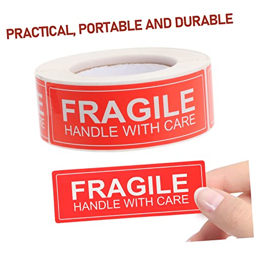 JUMPLAWN Selbstklebende Fragile Handle Warning Sticker für Versandverpackung Stark Haftend Langlebig Auffällige Versandetiketten für Sorgfältige Paketsicherung von JUMPLAWN