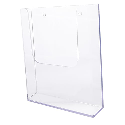 JUMPLAWN Wandmontierter Magazinhalter Transparent Wandorganizer für Dokumente Büro Prospekthalter Datei Organizer mit Großer Kapazität für Zeitschriften Broschüren und Akten JUMPLAWN Wandmontierter Magazinhalter Transparent Wandorganizer für Dokumente Büro Prospekthalter Datei Organizer mit Großer Kapazität für Zeitschriften Broschüren und Akten von JUMPLAWN