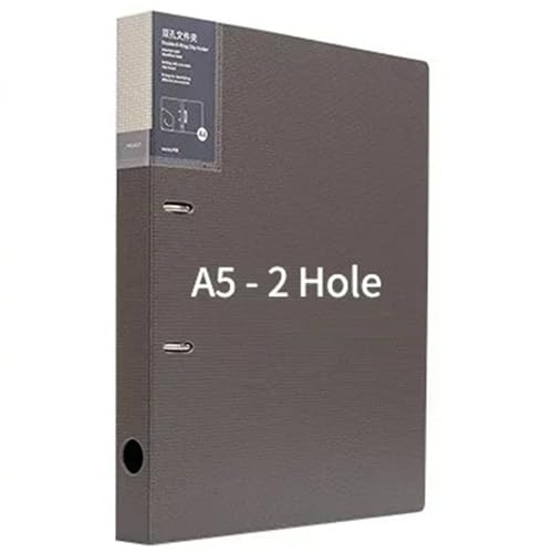 ordner 2 Anzeigedokument-Ordner-Binder-Loch-Buch-Speicher-Datei-Ring-Clip-Lose-Blatt-Farbe büro ordner(Grijs) von JUNCHENG1008
