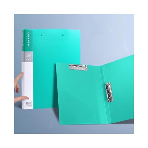 ordner 5 Packungen Kunststoff-Präsentationsmappe mit doppeltem Clip, Ordner, Textsortierung, Vertragsmappe, A4-Schreibblock, Bürobedarf büro ordner(B) von JUNCHENG1008