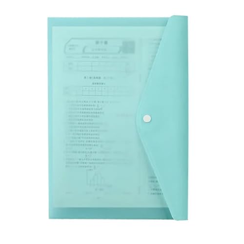 ordner A4-Dateiordner-Organizer, Aktentasche, Büro-Datenbuch-Organizer, Aufbewahrungstasche, Aktentasche, Rechnungsordner, Büromaterial büro ordner(Blue) von JUNCHENG1008