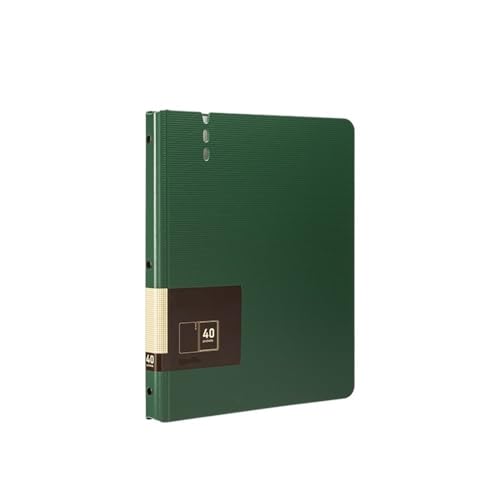ordner A4-Dateiordner mit transparenten Einsätzen, verdickter Datendatei-Speicherbuch-Bürobedarf büro ordner(Green) von JUNCHENG1008
