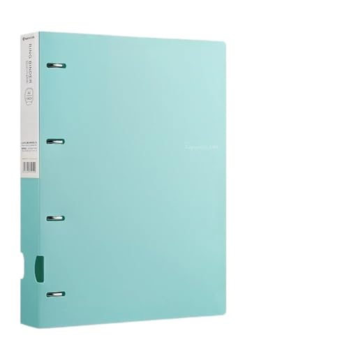 ordner A4 Loseblatt-Ordner, Dokumentenanzeigebuch, 4 Löcher, Loseblatt-Ordner, Farbe, wasserfest, Aktenring, Büromaterial büro ordner(Blue) von JUNCHENG1008