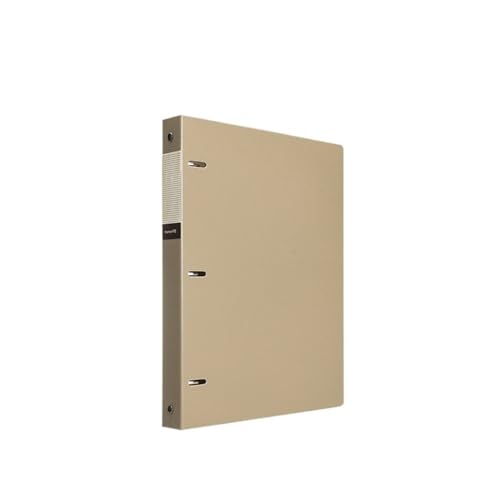 ordner A4 Perforierter Loseblattordner PP Dreiloch Verdickter Aktenordner Archivinformations-Organizer-Broschüre büro ordner(Bruin) von JUNCHENG1008