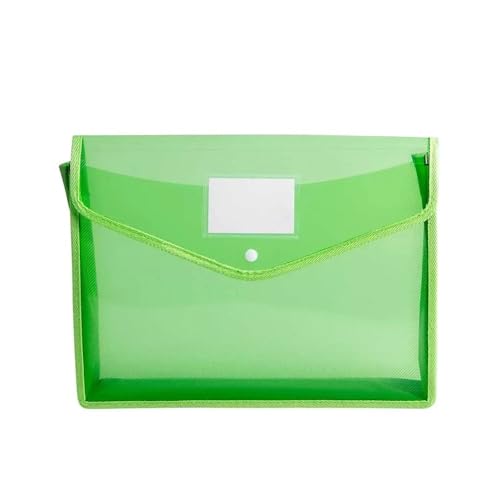 ordner B5 Kunststoffumschläge, Dokumentenmappen, Schnappverschluss, Tasche, Schule, Büro büro ordner(Green) von JUNCHENG1008