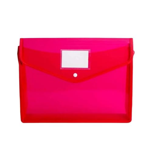 ordner B5 Kunststoffumschläge, Dokumentenmappen, Schnappverschluss, Tasche, Schule, Büro büro ordner(Red) von JUNCHENG1008