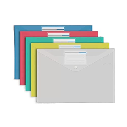 ordner Kunststoff-Aktentasche mit Etikettenverschluss, großes Fassungsvermögen, Organisationstasche for Datentickets, Testpapier-Aufbewahrungstasche, Ordner, Bürobedarf, Dokumententasche büro ordner(1 von JUNCHENG1008