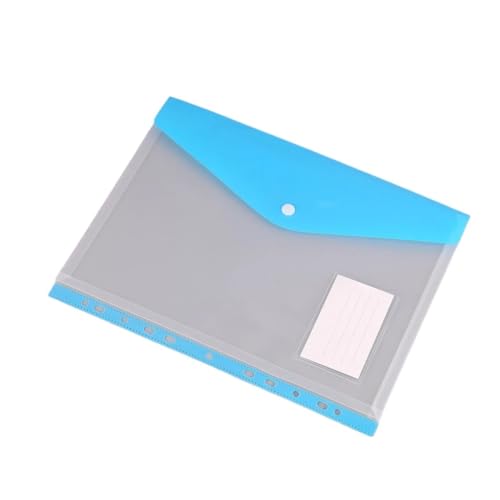 ordner Mehrzweck-transparente Dokumentenaufbewahrung, gefrostete Tasche, Aktentasche, Papierbeutel, Ordner for Büro und Zuhause büro ordner(Blue) von JUNCHENG1008