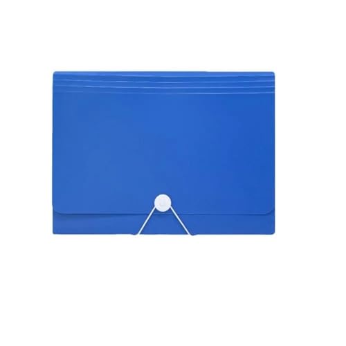 ordner Ordner for wichtige Dokumente, Akkordeon-Datei-Organizer, Fächermappe, Akkordeon-Ordner, Papier-Organizer im Letter-Format büro ordner(Blue) von JUNCHENG1008