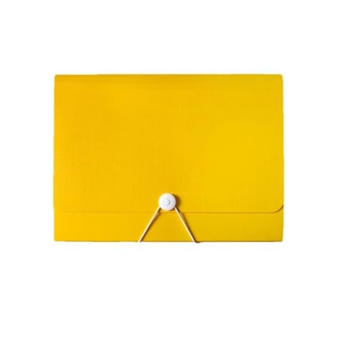 ordner Ordner for wichtige Dokumente, Akkordeon-Datei-Organizer, Fächermappe, Akkordeon-Ordner, Papier-Organizer im Letter-Format büro ordner(Yellow) von JUNCHENG1008