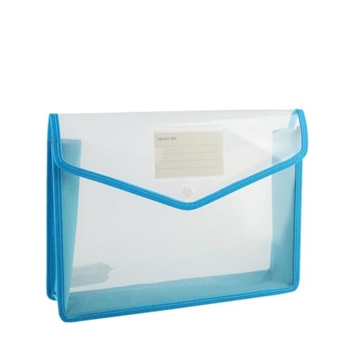 ordner Tragbare Aktentasche im A4-Format, Aktentasche, Handtasche, Datei-Organizer, Ordner, Papierdokument-Aufbewahrungstasche, große Büro-Organizer büro ordner(Blue) von JUNCHENG1008