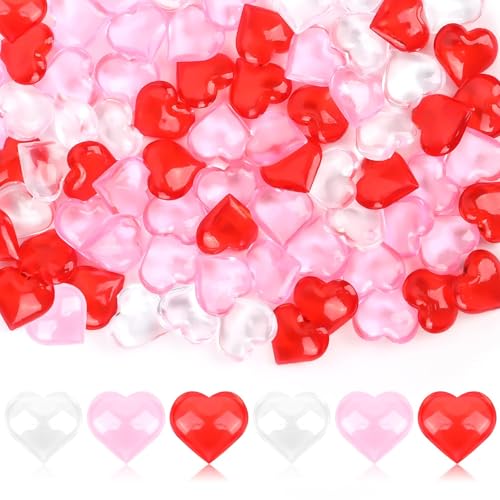 JUNEBRUSHS 120 Stück Acryl rot rosa Herz Valentinstag Dekorationen Herzen Ornamente rot rosa herzförmige Edelsteine Vase Füllstoff für Valentinstag Hochzeit Zuhause Tischdekoration JUNEBRUSHS 120 Stück Acryl rot rosa Herz Valentinstag Dekorationen Herzen Ornamente rot rosa herzförmige Edelsteine Vase Füllstoff für Valentinstag Hochzeit Zuhause Tischdekoration von JUNEBRUSHS