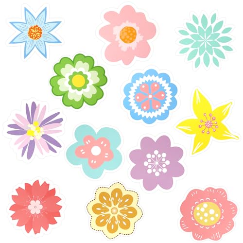 JUNEBRUSHS Blumen-Ausschnitte, 72 Stück, Frühlingsblumen, Papierausschnitte, Frühlings-Pinnwand, Dekoration für Schule, Party, Bastelbedarf, 79-6572 JUNEBRUSHS Blumen-Ausschnitte, 72 Stück, Frühlingsblumen, Papierausschnitte, Frühlings-Pinnwand, Dekoration für Schule, Party, Bastelbedarf, 79-6572 von JUNEBRUSHS