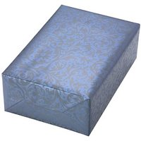 JUNG SCHÖNER VERPACKEN Geschenkpapier Brokat grau, 20,0 m von JUNG SCHÖNER VERPACKEN