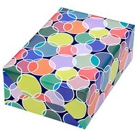 JUNG SCHÖNER VERPACKEN Geschenkpapier Circolo mehrfarbig, 20,0 m von JUNG SCHÖNER VERPACKEN