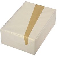 JUNG SCHÖNER VERPACKEN Geschenkpapier Vollton Perlenglanz Uni gold, 20,0 m von JUNG SCHÖNER VERPACKEN