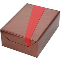 JUNG SCHÖNER VERPACKEN Geschenkpapier Vollton Uni braun, 20,0 m von JUNG SCHÖNER VERPACKEN