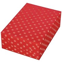 JUNG SCHÖNER VERPACKEN Geschenkpapier Weihnachtssterne mehrfarbig, 20,0 m von JUNG SCHÖNER VERPACKEN