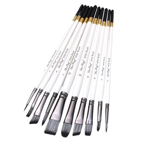 10 PCs Künstler Farbe Pinsel Set Multifunktional Nylon Haarmalerei 10 PCs Künstler Farbe Pinsel Set Multifunktional Nylon Haarmalerei von JUNNASALIKER