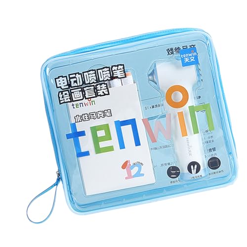12 Color Electric Sprayer Stift Set Umfassen 12 Farbmarkierungen 3 Malerei Schablonen Für Kinderstudentskunstmalerei Projekt 12 Color Electric Sprayer Stift Set Umfassen 12 Farbmarkierungen 3 Malerei Schablonen Für Kinderstudentskunstmalerei Projekt von JUNNASALIKER