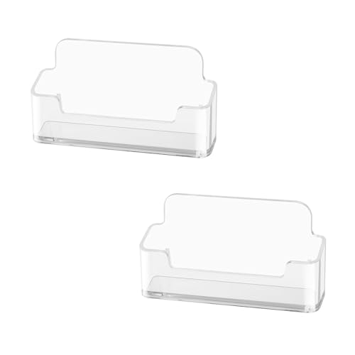 2pcs Acryl Visitenkarten Stand Desktop Visitenkarte Organisatoren Aufbewahrungsnamenkartenanzeige Für Büro 2pcs Acryl Visitenkarten Stand Desktop Visitenkarte Organisatoren Aufbewahrungsnamenkartenanzeige Für Büro von JUNNASALIKER