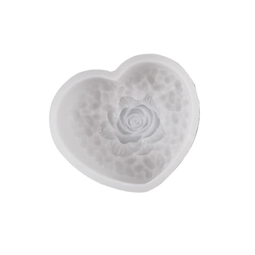 3D Herzform Silikonformen Zur Herstellung Von Kerzenseife Home Dekorationstemperaturbeständiges Epoxidharz Silikonformen von JUNNASALIKER