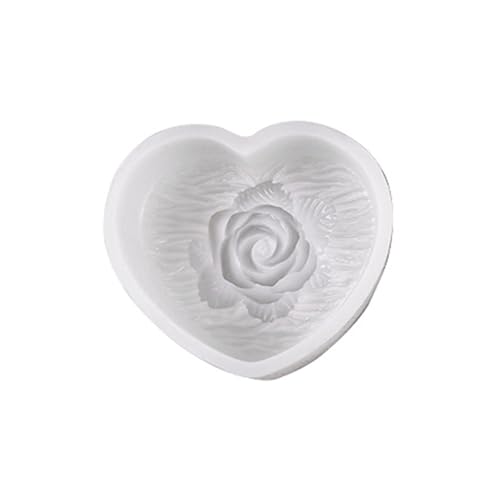 3D Herzform Silikonformen Zur Herstellung Von Kerzenseife Home Dekorationstemperaturbeständiges Epoxidharz Silikonformen von JUNNASALIKER