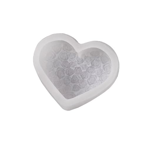 3D Herzform Silikonformen Zur Herstellung Von Kerzenseife Home Dekorationstemperaturbeständiges Epoxidharz Silikonformen von JUNNASALIKER