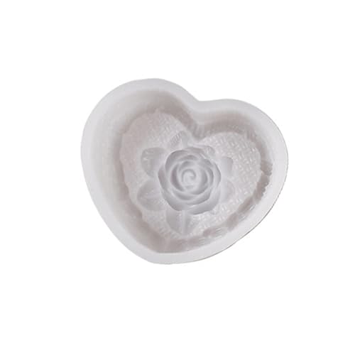 3D Herzform Silikonformen Zur Herstellung Von Kerzenseife Home Dekorationstemperaturbeständiges Epoxidharz Silikonformen von JUNNASALIKER