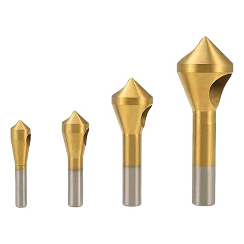 4 Stücke Countersink CHAMFERING ÜBER BIT DIPRING TOORS SETTE FÜR EEMAGENDE KLEITUNGSLOSE IN FÜR DIESEN MATERIALEN 4 Stücke Countersink CHAMFERING ÜBER BIT DIPRING TOORS SETTE FÜR EEMAGENDE KLEITUNGSLOSE IN FÜR DIESEN MATERIALEN von JUNNASALIKER