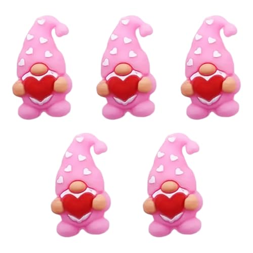 5pcs Valentine Themen Crafting Perlen Für Handgefertigten Schlüsselbund 30mm Zwergform Silikonperlen Für Schmuckherstellung von JUNNASALIKER