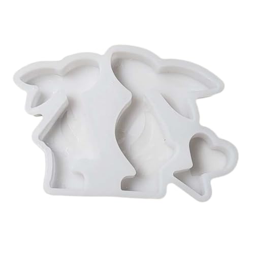 Bunnies Statue Silikonkerzenformen Für Kerzenseife Home Dekoration Tierform Silikonkerzenformen Für Epoxidharz von JUNNASALIKER
