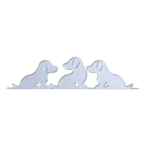 Hunde Metall Schneidstirme Stenchien Schablone Scrapbooking Album Stamp Paper Card Prägendekoration von JUNNASALIKER